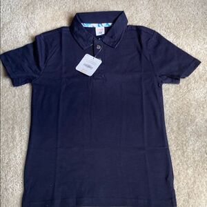 Gymboree boys size 5-6 blue polo